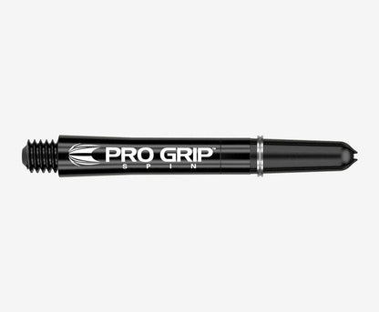 Target Pro Grip Nylon Spinning Dart Shafts Intermediate Black (3 Sets)