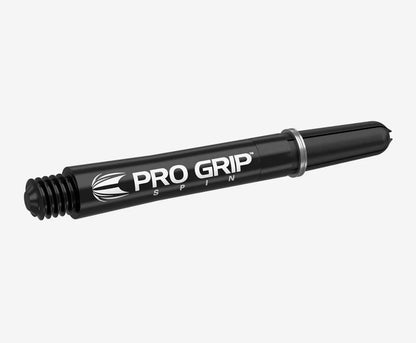 Target Pro Grip Nylon Spinning Dart Shafts Medium Black (3 Sets)