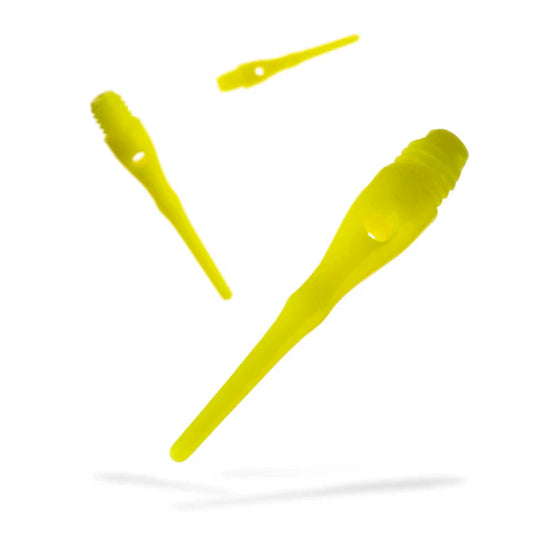 Viper Tufflex Tips III 2BA 100Ct Soft Dart Tips - Neon Yellow