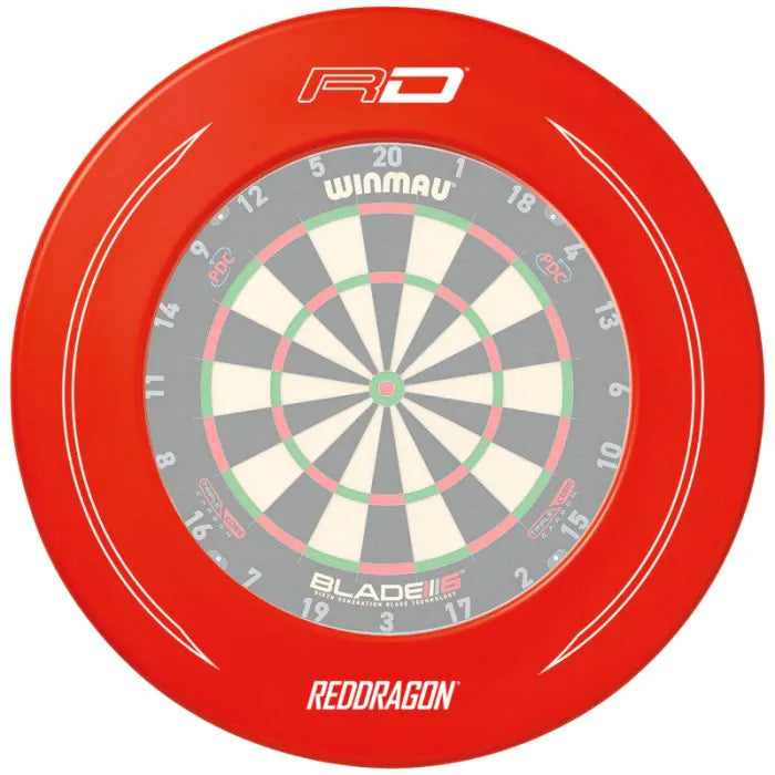 Red Dragon Branded Red Dartboard Surround