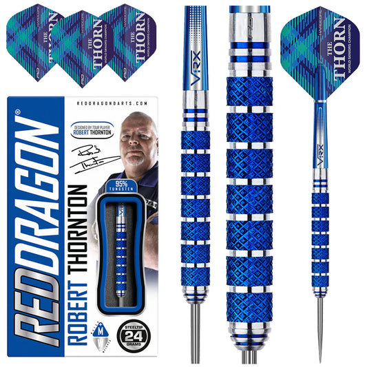 Red Dragon Robert Thornton - Seniors World Champion Cobalt SE 24 gram Steel Tip 95% Tungsten
