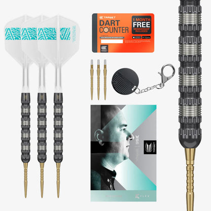 Target Rob Cross 95K Swiss Point Steel Tip Darts - 23gm