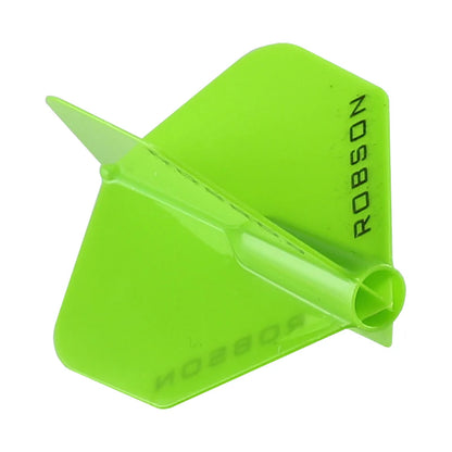 Robson Plus Dart Flights - Slim Lime Green