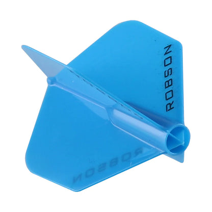 Robson Plus Dart Flights - Shape Blue