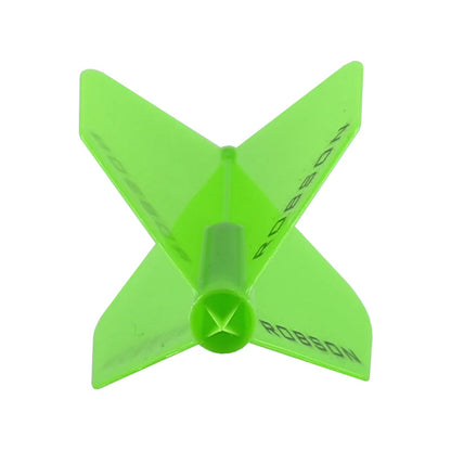 Robson Plus Dart Flights - Shape Lime Green