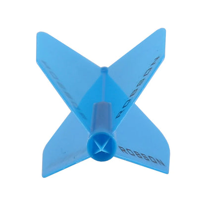Robson Plus Dart Flights - Shape Blue