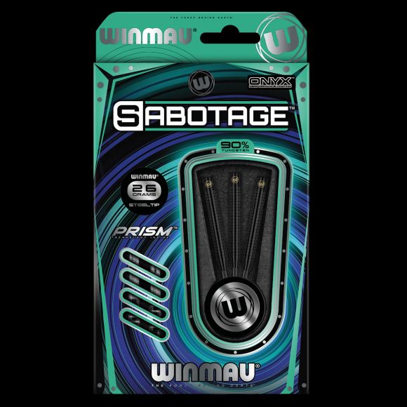 Winmau Sabotage Onyx 26 gram 90% Tungsten alloy