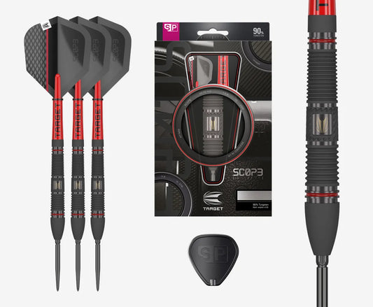 Target SCOPE 02 Swiss Point Steel Tip Darts 90% Tungsten 24g