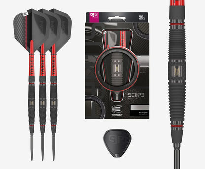 Target SCOPE 04 Swiss Point Steel Tip Darts 90% Tungsten 23g