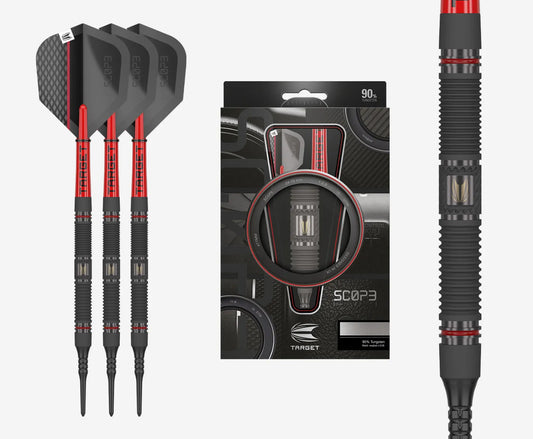 Target SCOPE 10 Soft Tip Darts 90% Tungsten 18g