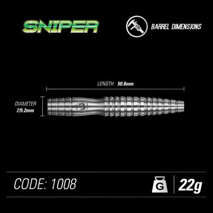 Winmau Sniper 22 gram 90% Tungsten alloy