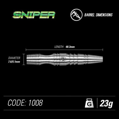 Winmau Sniper 23 gram 90% Tungsten alloy