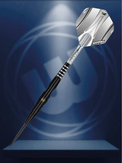 Winmau Sniper Black Steel Tip Dart Set 24 gram 90% Tungsten alloy
