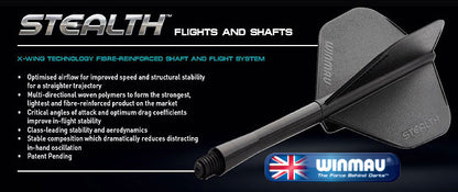 Winmau Stealth Molded Shafts Short - White