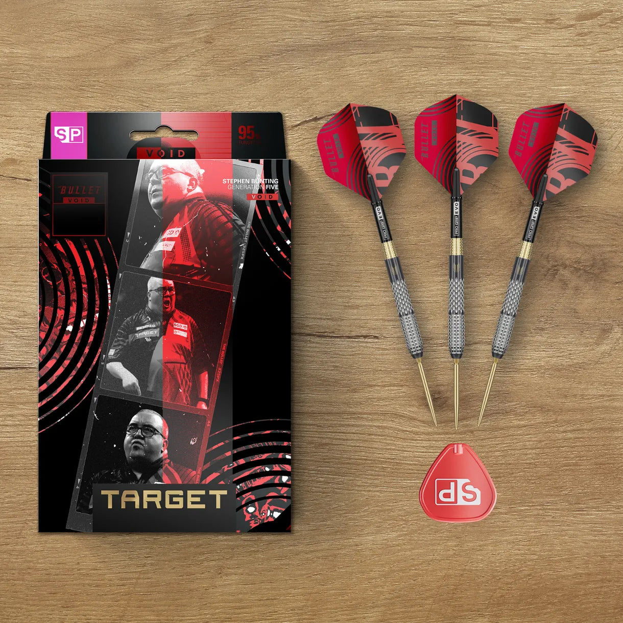 Target Stephen Bunting G5 Void Swiss Point Steel Tip Darts - 25gm