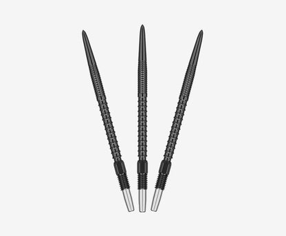 Target Swiss Fire Point Steel Point - Black 35mm
