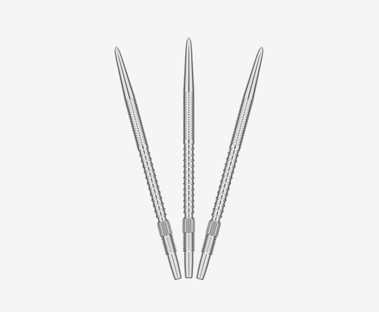 Target Swiss Fire Point Steel Point - Silver 40mm