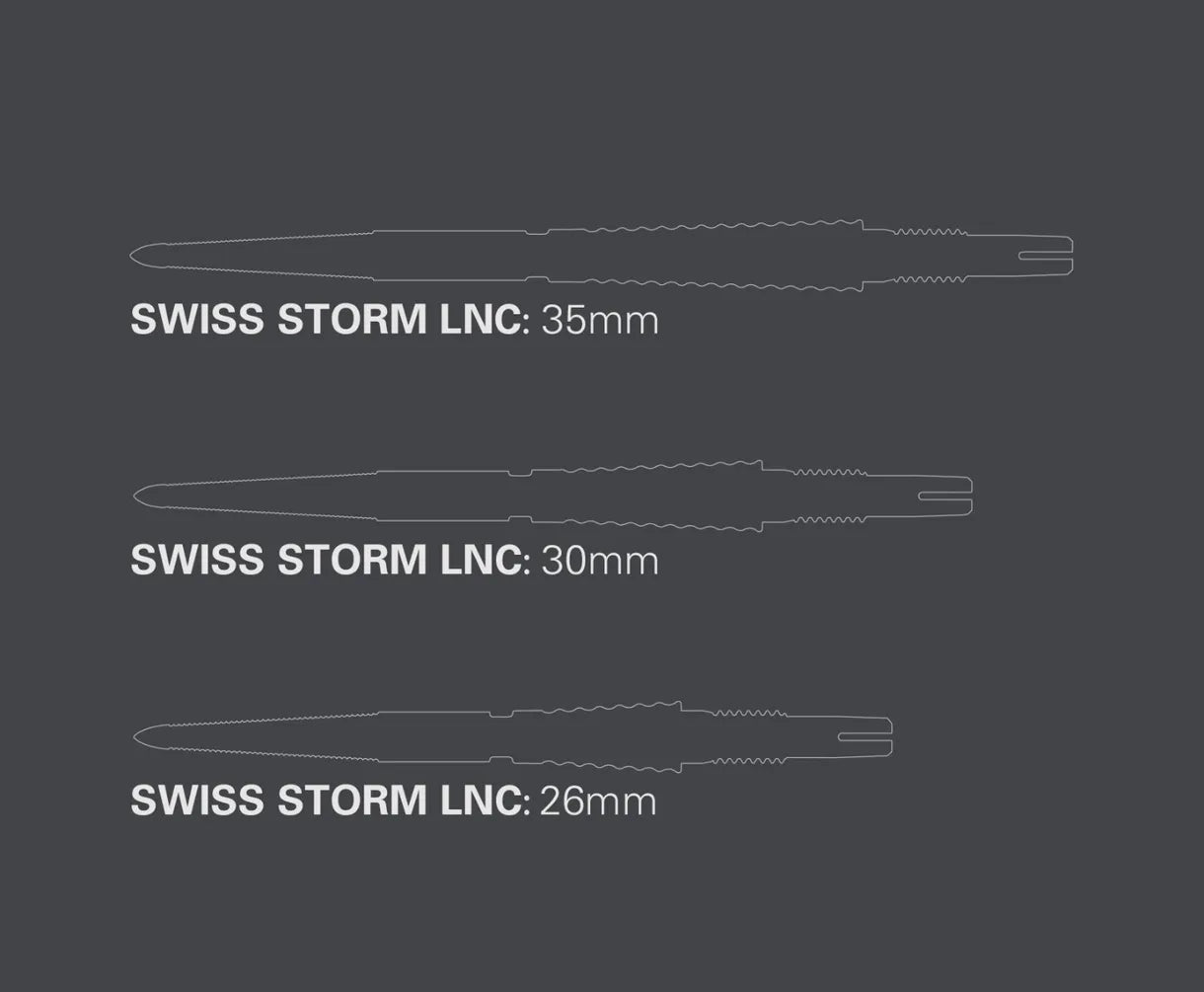 Target Swiss Storm LNC Steel Point - Gold 35mm