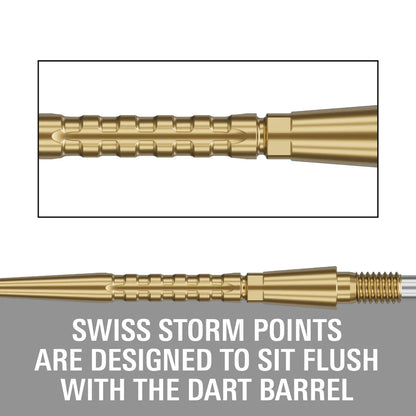 Target Swiss Storm Surge Point - Gold 30mm