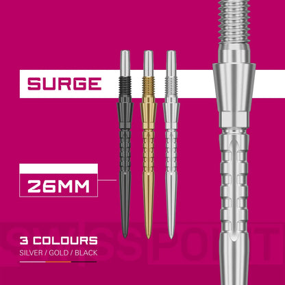 Target Swiss Storm Surge Point - Silver 26mm