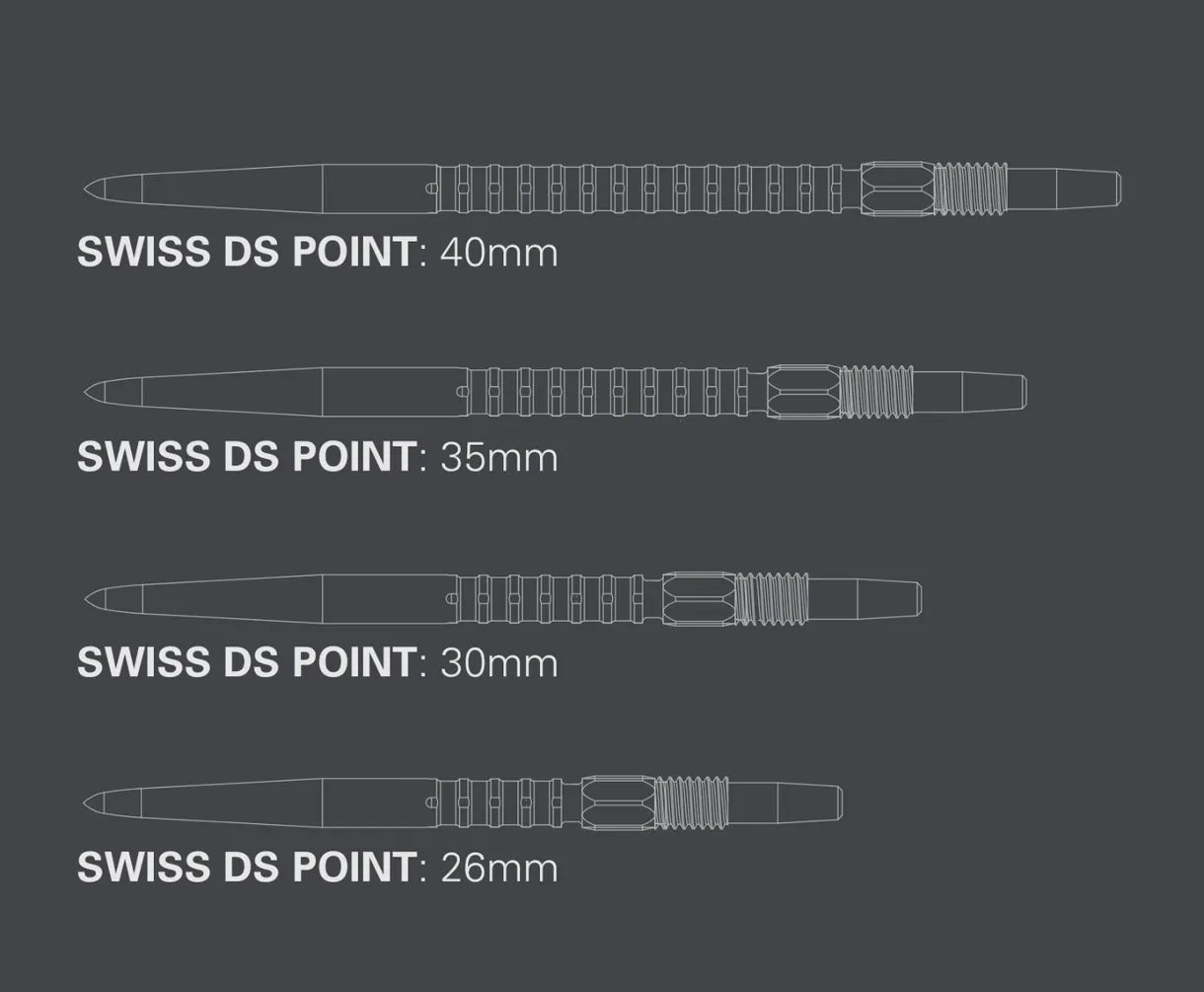 Target Swiss Diamond Pro Surge Grip Steel Point - Gold 35mm