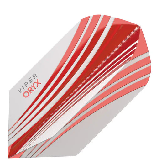 Viper V-100 Flights Oryx Slim Red/White Dart Flights