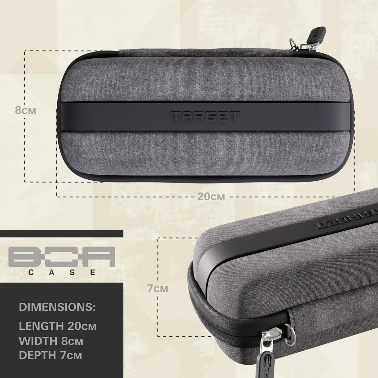 Target Target BOA Dart Case - Gray