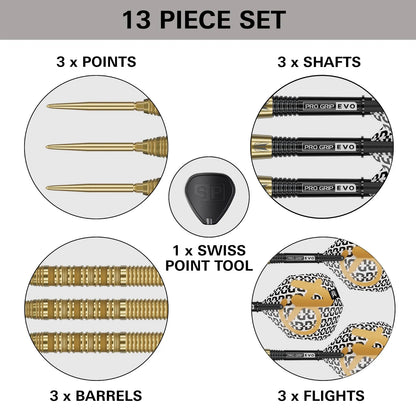 Target Bolide Envy 01 Swiss Point Steel Tip Darts 90% Tungsten 22g