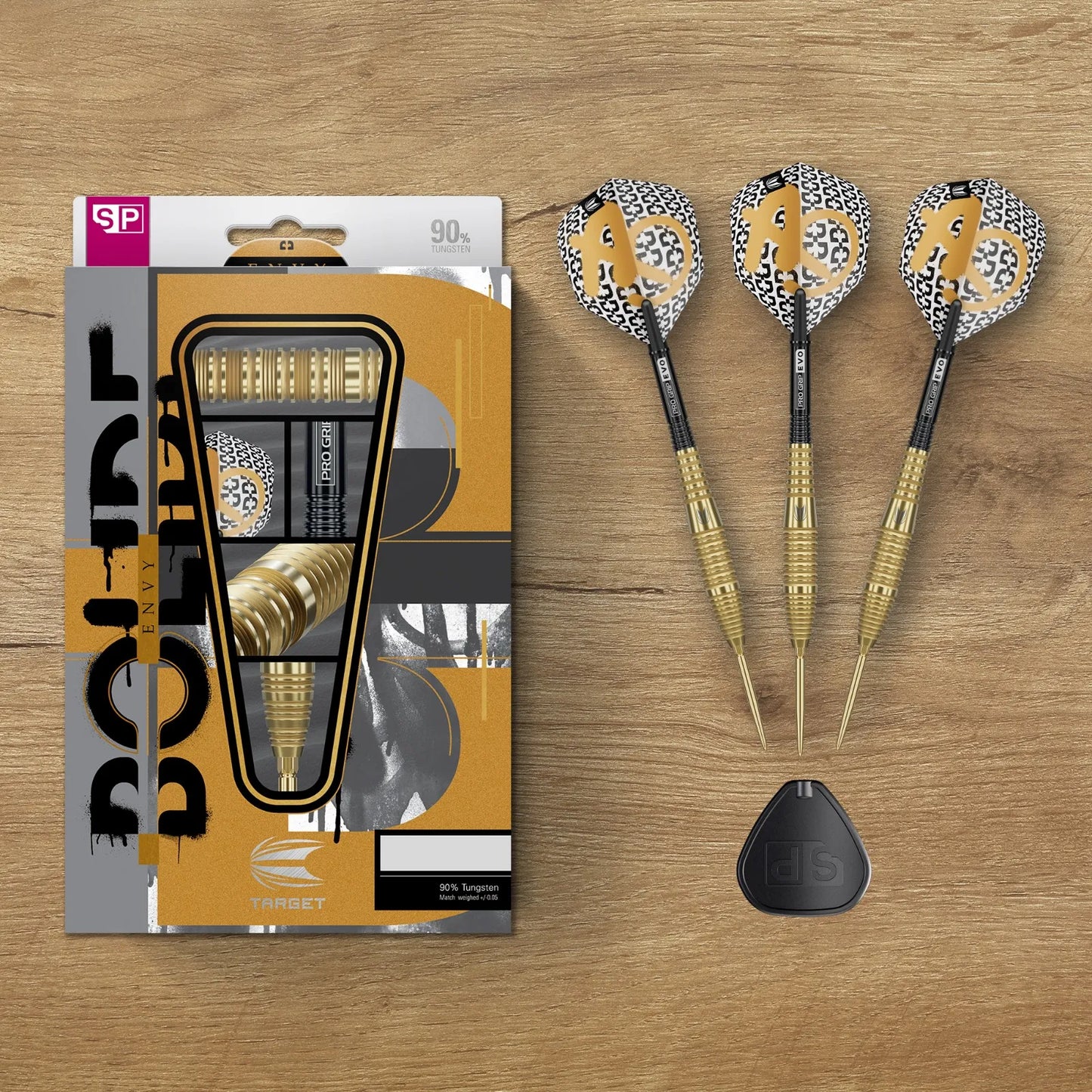 Target Bolide Envy 05 Swiss Point Steel Tip Darts 90% Tungsten 22g