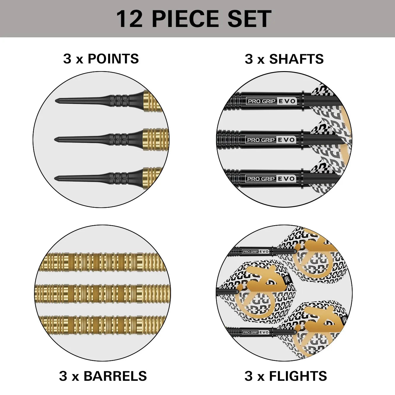 Target Bolide Envy Soft Tip Darts 90% Tungsten 18g