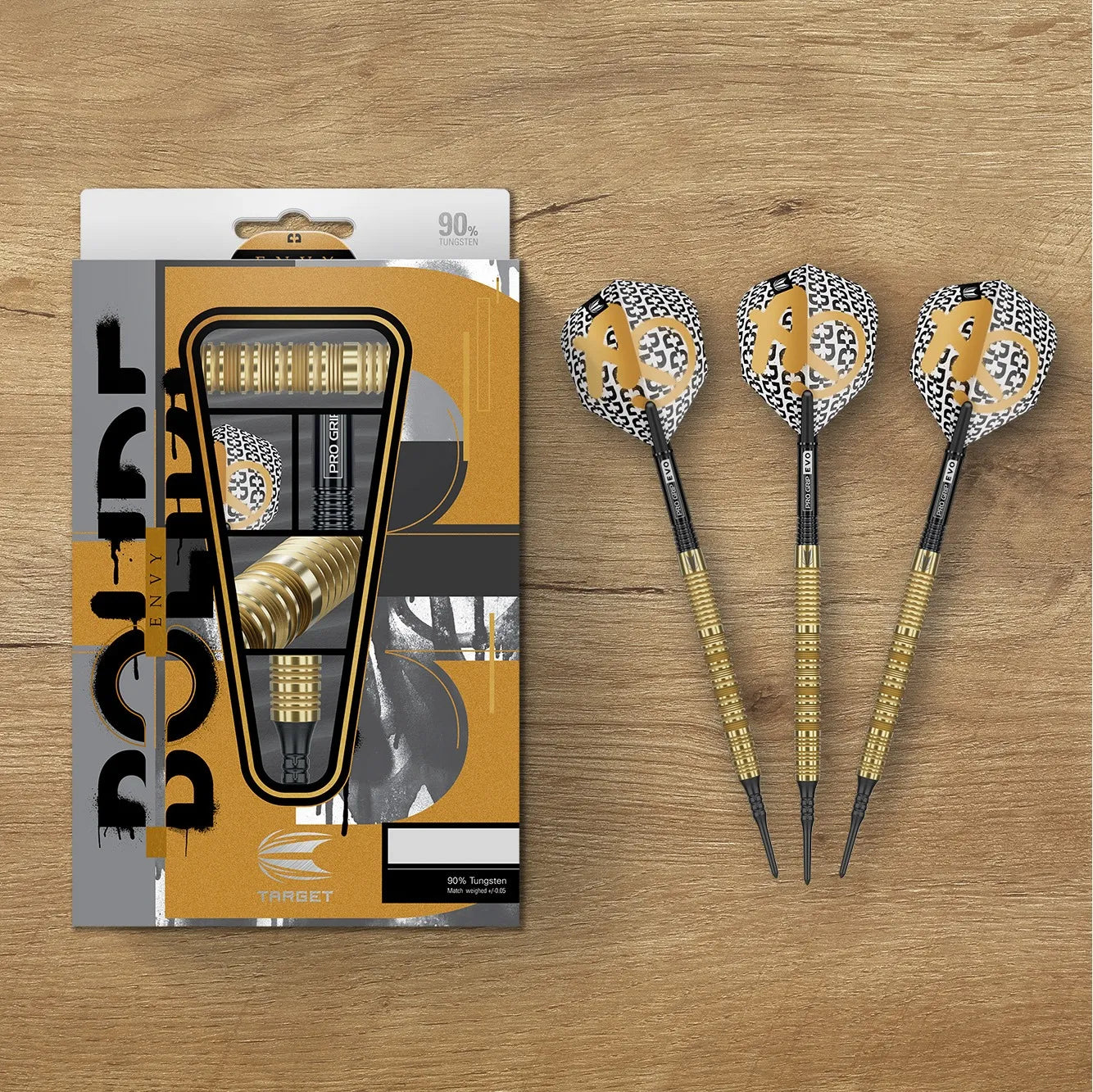 Target Bolide Envy Soft Tip Darts 90% Tungsten 18g