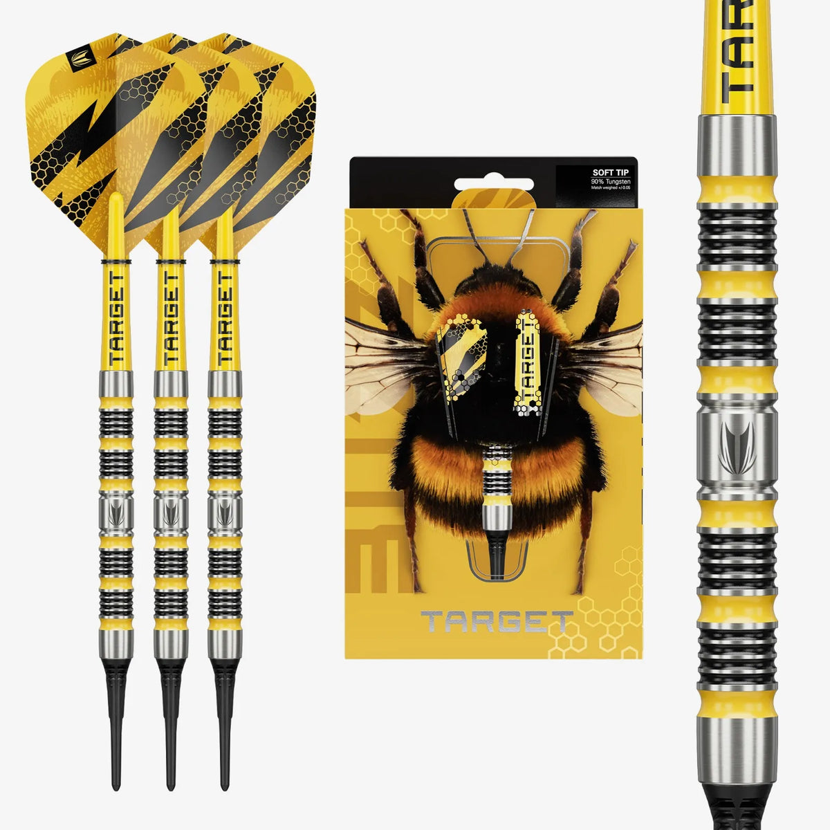 Target Buzz 11 Soft Tip Darts 90% Tungsten 20g