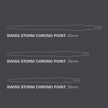 Target Swiss Storm Chrono Steel Point - Silver 42mm