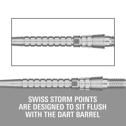 Target Swiss Storm Chrono Steel Point - Silver 42mm