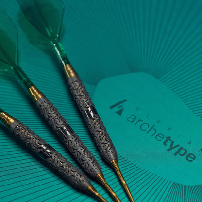 Target Elysian Archetype 58 Swiss Point Steel Tip Darts 95% Tungsten 24g