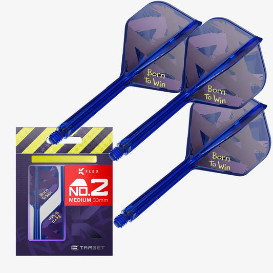 Target Luke Littler Born to Win K-Flex Flight System No. 2 Medium