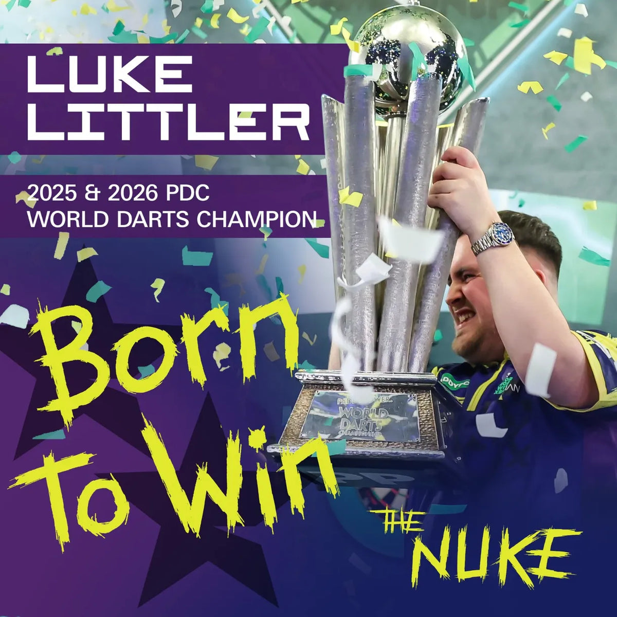 Target Luke Littler Born to Win K-Flex Flight System No. 2 Medium