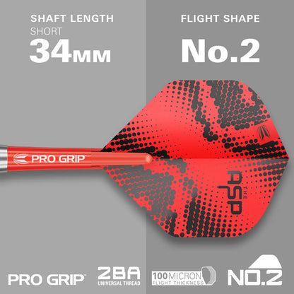 Target Nathan Aspinall The Asp Brass Steel Tip Darts 22g