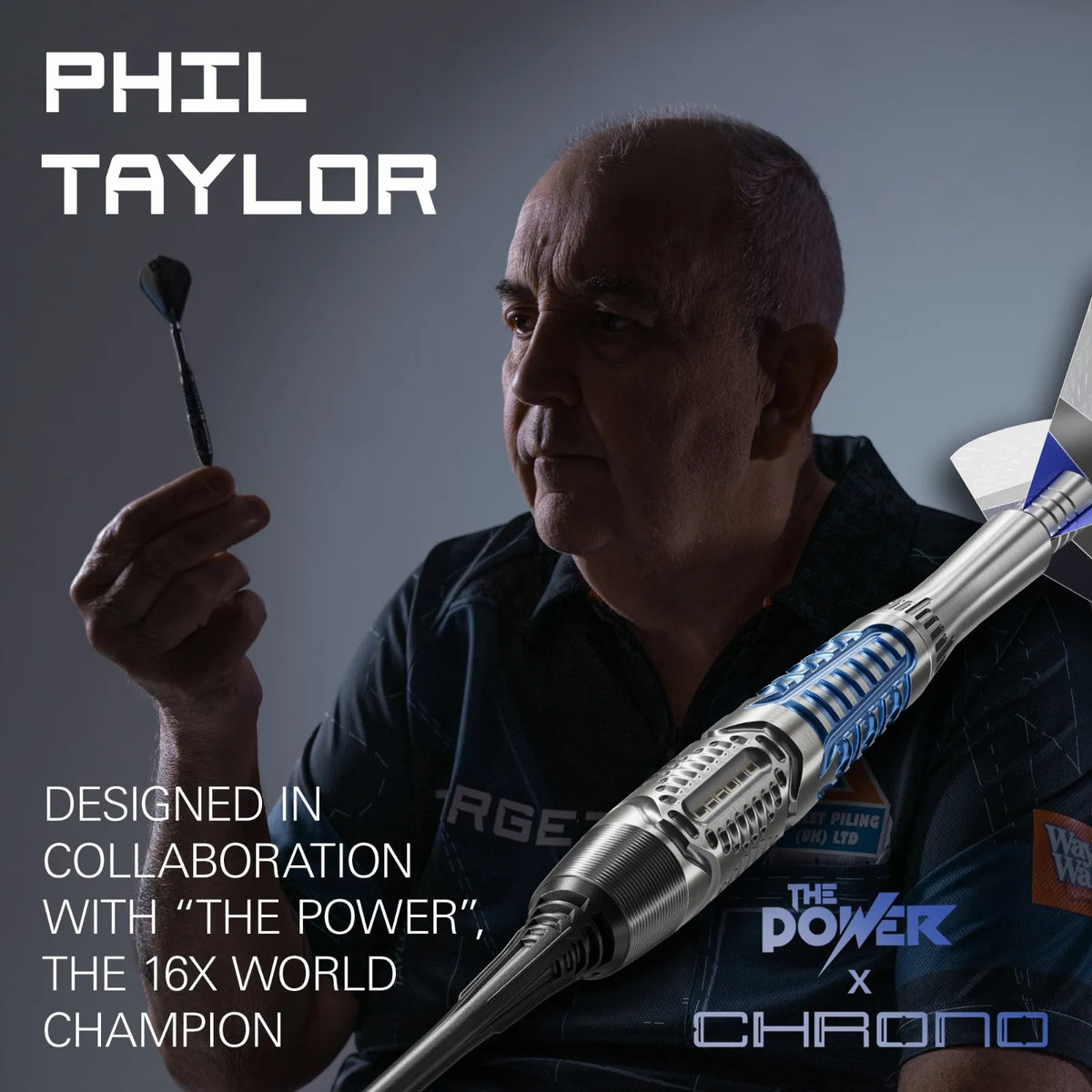 Target Phil Taylor Power Chrono Soft Tip Darts 95% Tungsten 20g