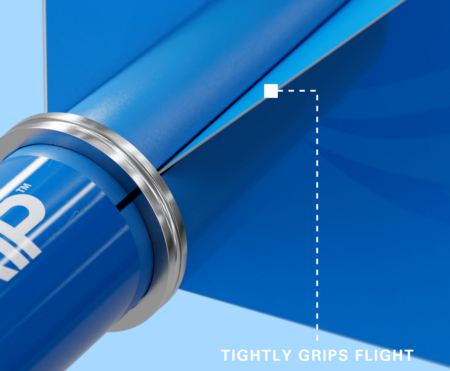 Target Pro Grip Nylon Dart Shafts - Short Blue (3 Sets)