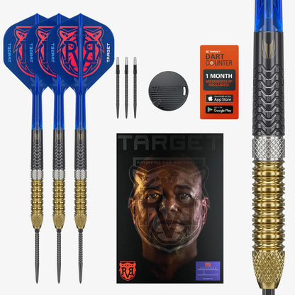 Target Raymond Van Barneveld Gen 6 Swiss Point Steel Tip Darts - 23gm