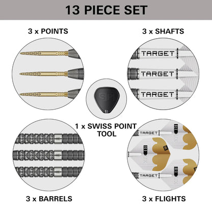 Target Redux 01 Swiss Point Steel Tip Darts - 23gm