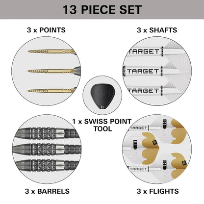 Target Redux 02 Swiss Point Steel Tip Darts - 25gm