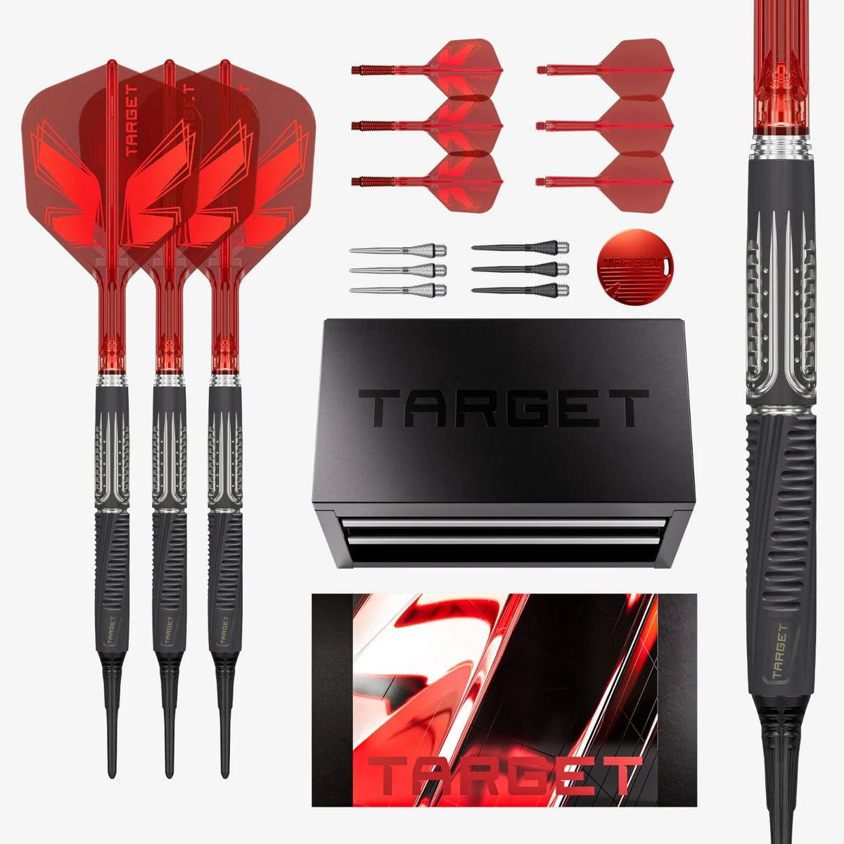 Target Shift Soft Tip Darts 90% Tungsten 18g