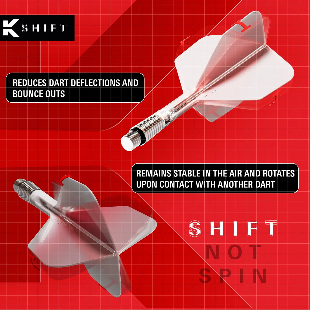 Target Shift Soft Tip Darts 90% Tungsten 18g