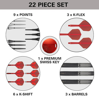 Target Shift Soft Tip Darts 90% Tungsten 18g