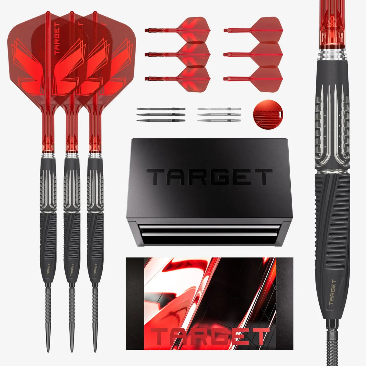 Target Shift Swiss Point Steel Tip Darts 90% Tungsten 23g