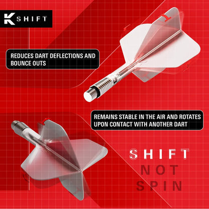 Target Shift Swiss Point Steel Tip Darts 90% Tungsten 23g