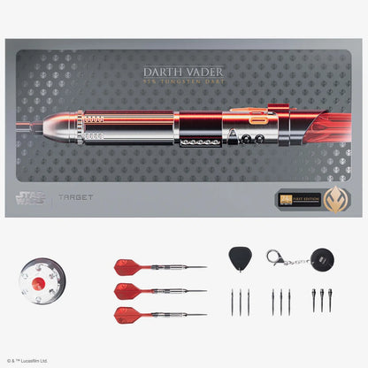 Target Star Wars Darth Vader Lightsaber First Edition Swiss Point 95% Tungsten Steel Tip Darts - 24gm