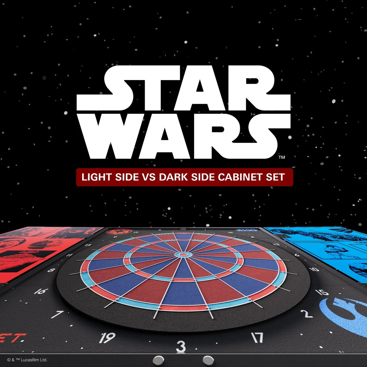 Star Wars Light Side vs Dark Side Cabinet & Board